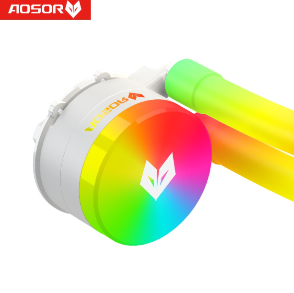 Tản nhiệt nước Coolmoon AOSOR AS240 màu trắng led ARGB