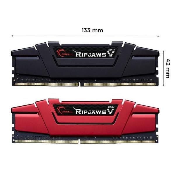 Ram máy tính DDR4 Gskill Ripjaws V 16GB Bus 3200 MHZ ( Màu Đen)