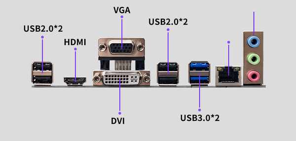 MAIN JGINYUE H81M-H HDMI, VGA, NVME