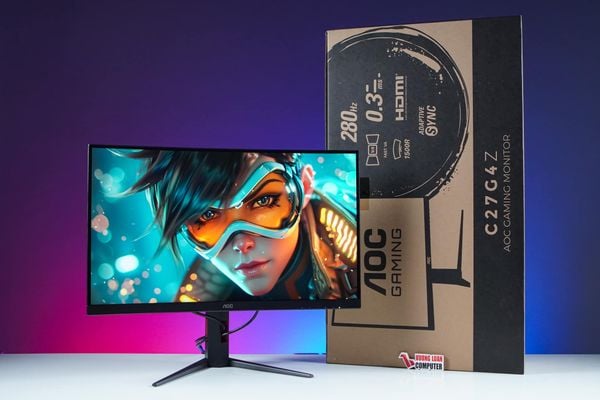 Màn Hình Gaming AOC C27G4Z/74 cong 280Hz phiên bản chân hơi (2024)