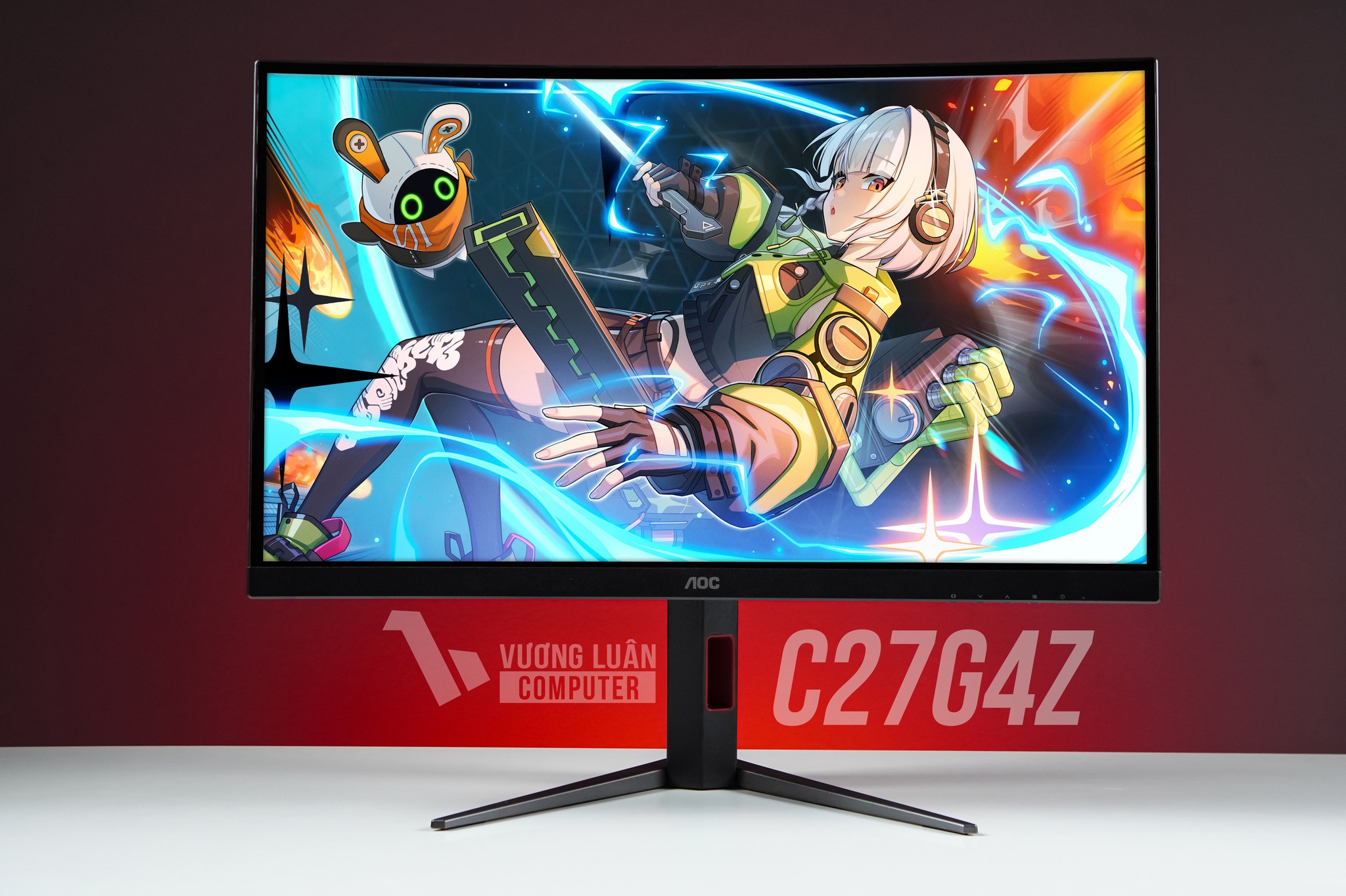 Màn hình cong AOC C27G4Z/74 chân hơi - 27inch - FHD -VA