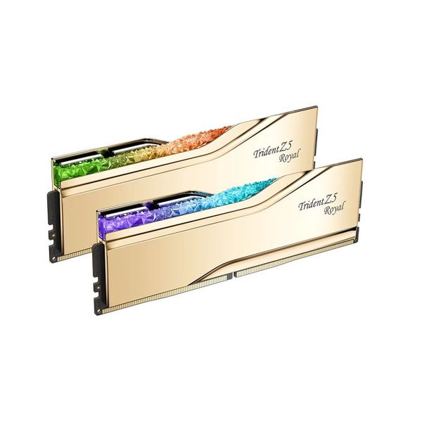 Ram Desktop Gskill Trident Z5 ROYAL RGB GOLD 48GB (2x 24GB) DDR5 7200Mhz