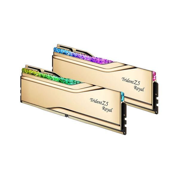 Ram Desktop Gskill Trident Z5 ROYAL RGB GOLD 48GB (2x 24GB) DDR5 7200Mhz