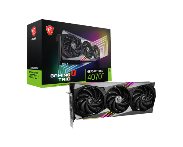 Card màn hình MSI GeForce RTX™ 4070 Ti Gaming X Trio 12G