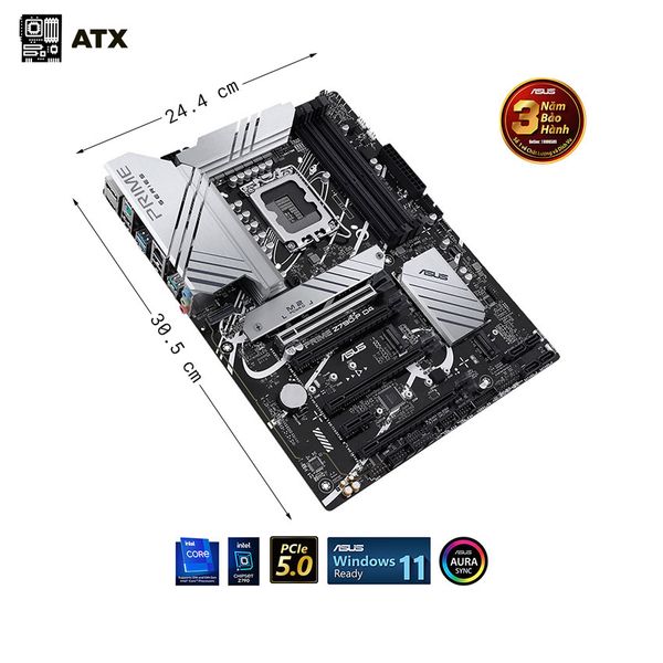 Mainboard Asus Prime Z790-P D4-CSM DDR4 Chính hãng