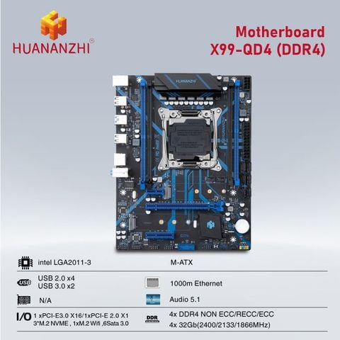 MAINBOARD HUANANZHI X99 - QD4