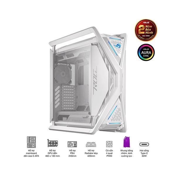 Vỏ Case Asus GR701 ROG Hyperion White Edition