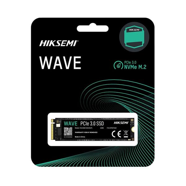 Ổ cứng SSD HIKSEMI WAVE 1024GB M.2 2280 PCIe 3.0x4 (Đọc 2450MB/s, Ghi 2450MB/s) - (HS-SSD-WAVE(P) 1024G)