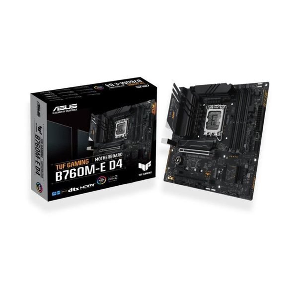 Mainboard ASUS TUF GAMING B760M-E D4 | Intel B760, Socket 1700, mATX, 4 khe DDR4