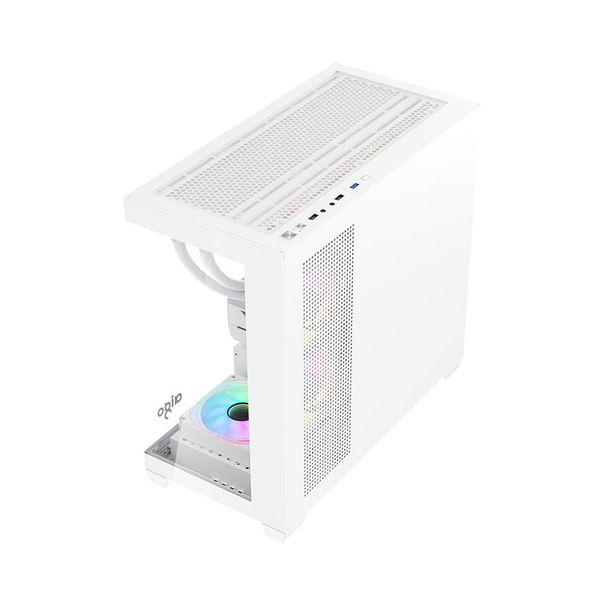 Vỏ case AIGO C218M WHITE (mATX/màu trắng/không fan)