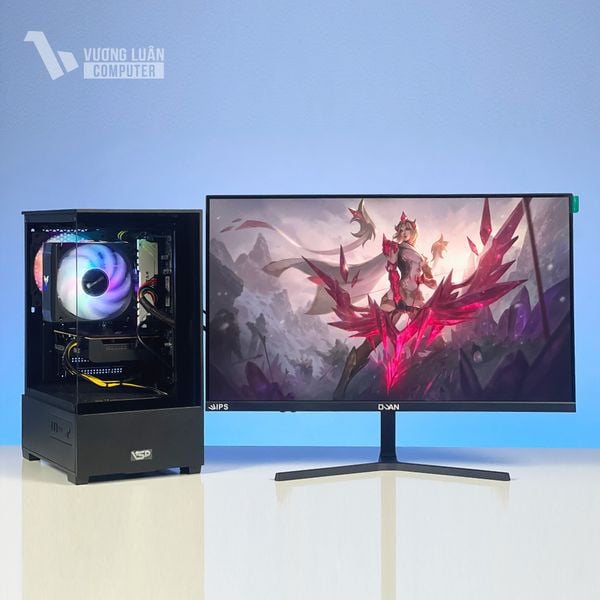 CBGM02 (I5 12400F | RAM 16GB | VGA RX 6500XT | SSD 256GB | MAIN H610M | MÀN 24INCH)