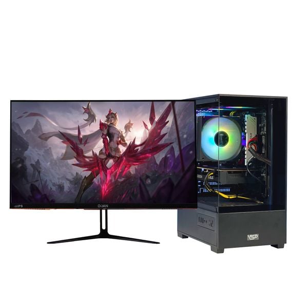 CBGM02 (I5 12400F | RAM 16GB | VGA RX 6500XT | SSD 256GB | MAIN H610M | MÀN 24INCH)