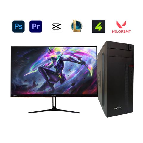 CBGM05 ( I5 10400F | 16GB DDR4 | GTX 1060 6GB | SSD 256GB | H511M | MÀN HÌNH 24INCH )