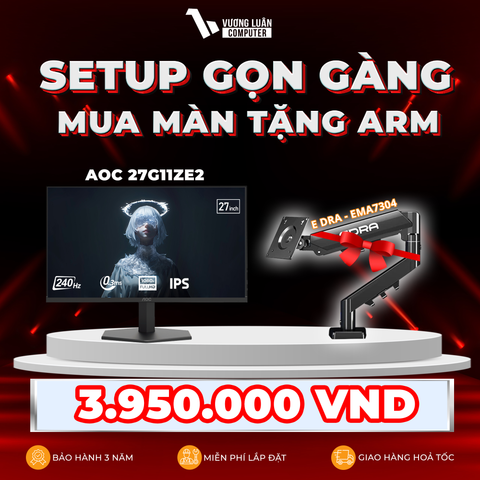 Màn hình AOC 27G11ZE2 27 inch FHD IPS 240Hz 0.3ms