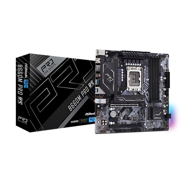 Mainboard ASROCK B660M PRO RS (Intel B660, Socket 1700, M-ATX, 4 khe RAM DDR4)