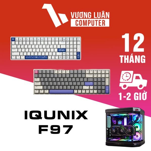 Bàn phím IQUNIX F97 phiên bản Case Nhôm Có Tích Hợp Hot - Swap