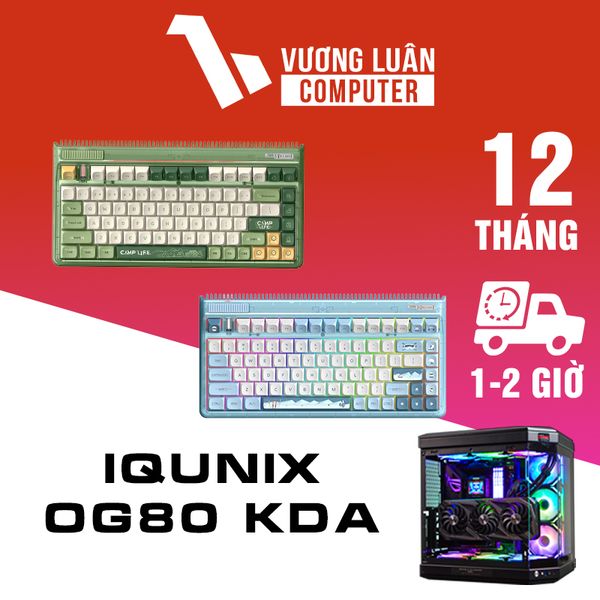Bàn phím IQUNIX OG80 KDA Với Chủ Đề Camping Độc Đáo