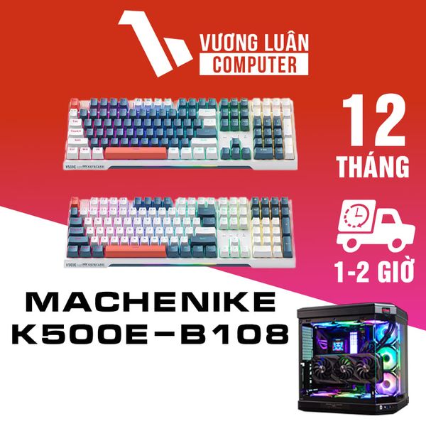 Bàn phím Machenike K500E-B108 Wired RGB Dark Blue