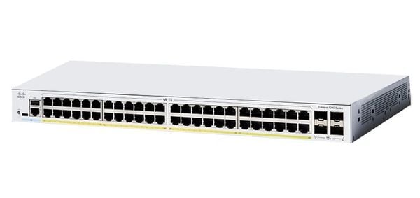 Thiết bị chuyển mạch Switch Cisco Catalyst C1200-48P-4X-EU 48x 10/100/1000 PoE+ 375W, 4x 10G SFP+