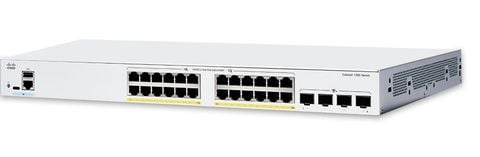 Thiết bị chuyển mạch C1300-24P-4X-EU Switch Cisco Catalyst 24x 1GE PoE+ 195W