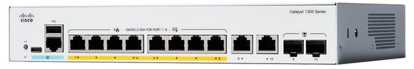 Thiết bị chuyển mạch Switch Cisco C1300-8P-E-2G-EU 8-Ports GE PoE+ 60W, 2 Combo Uplink