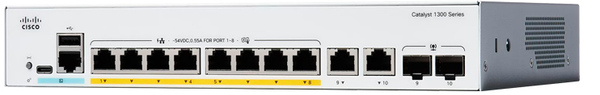 Thiết bị chuyển mạch Switch Cisco Catalyst C1300-8T-E-2G-EU 8-Ports GE, 2 Combo Uplink