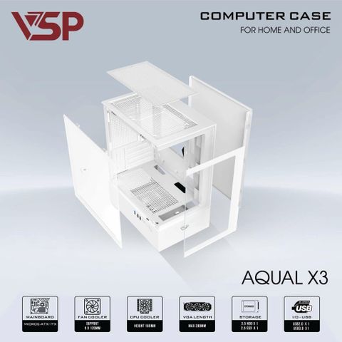 VỎ CASE MÁY TÍNH AQUA X3