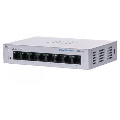 Thiết bị chuyển mạch Switch CISCO CBS110-8T-D-EU