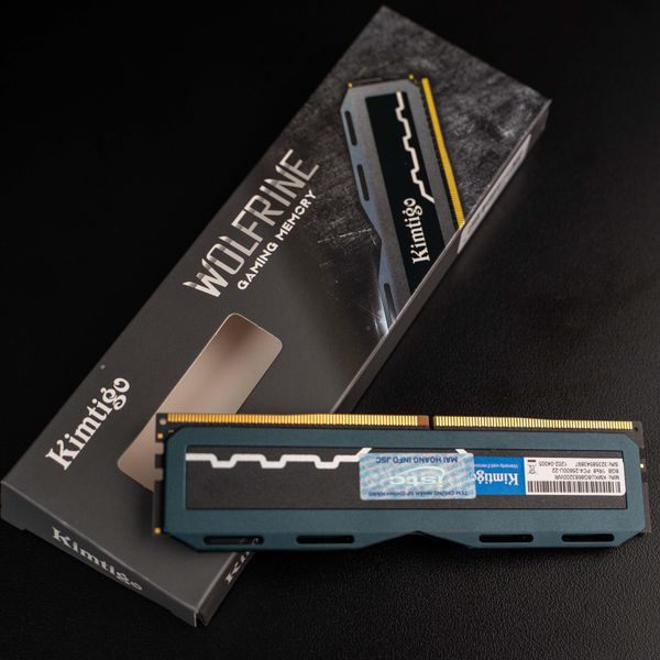 Ram Máy tính DDR4 KIMTIGO 8GB 3200Mhz Tản Đen Chính Hãng - Bảo hành đổi mới
