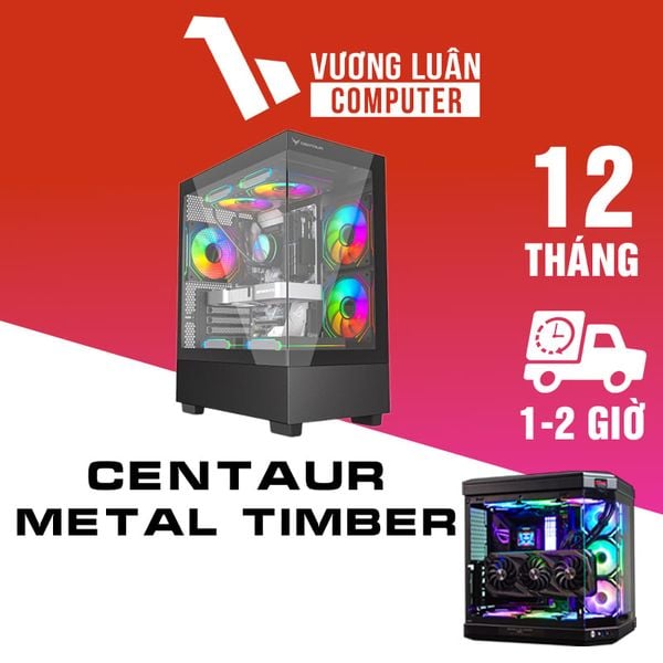 Vỏ Centaur Metal Timber Đen ( size nhỏ có lưới)