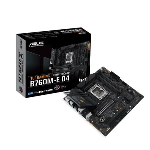 Mainboard ASUS TUF GAMING B760M-E D4 | Intel B760, Socket 1700, mATX, 4 khe DDR4