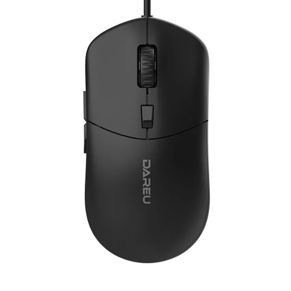 Chuột có dây DareU LM121 Black (6400 DPI, Silent Click, RGB)