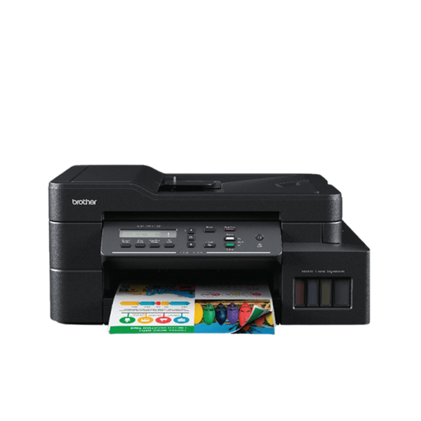 Máy in phun màu đa năng Brother DCP-T820DW (In đảo mặt, Scan ADF 1 mặt, A4, USB, LAN, WIFI)