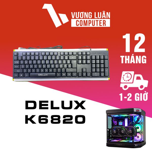 Bàn Phím Delux K6820 chính hãng giá rẻ