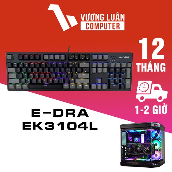 Bàn phím EK3104L Alpha Blue Switch  E-Dra