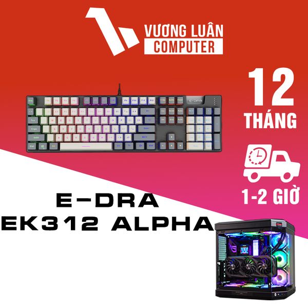 Bàn phím EK312 Alpha Blue Switch E-Dra