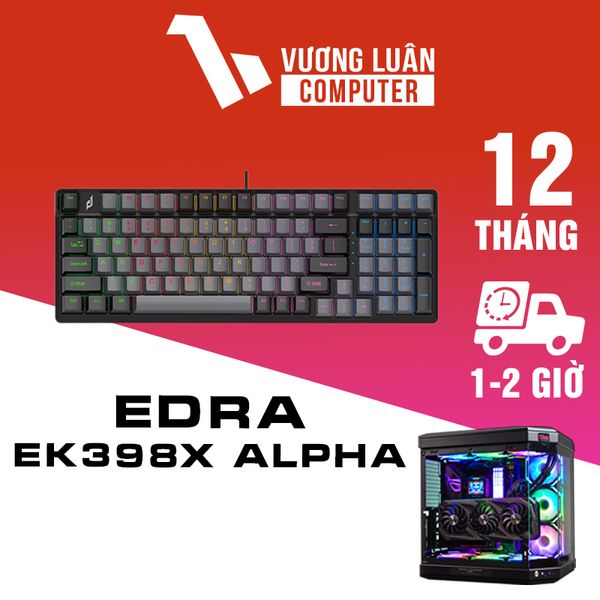 Bàn phím cơ quang EDRA EK398X Alpha