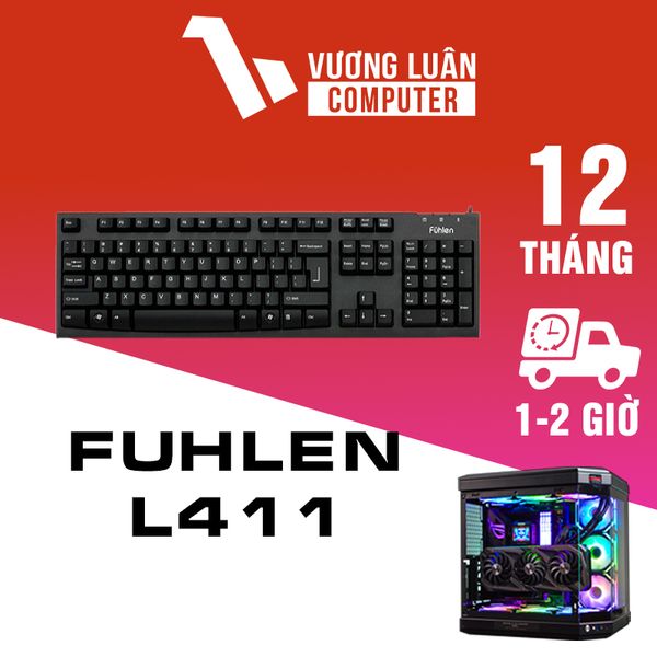 Bàn phím Fuhlen L411 USB | Chính hãng| Giá rẻ vô địch