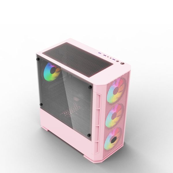 Vỏ case máy tính Keeno Esport G362 màu hồng