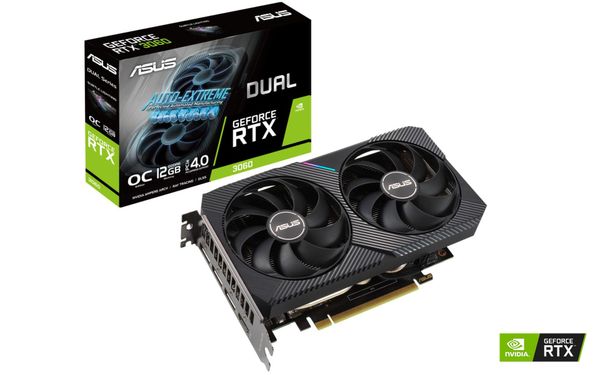 VGA ASUS Dual GeForce RTX 3060 V2 OC 12GB GDDR6