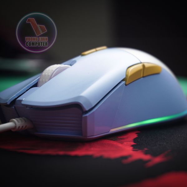 Chuột chơi game, chuột máy tính G-NET GM105 Đen - Xanh có dây