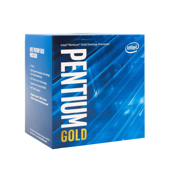 CPU Intel Pentium Gold G6400 (4.0GHz, 2 nhân 4 luồng, 4MB Cache, 58W) - Socket Intel LGA 1200)