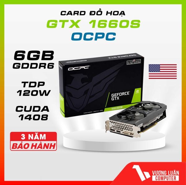 Card Màn Hình OCPC GTX 1660 Super 6GB GDDR6