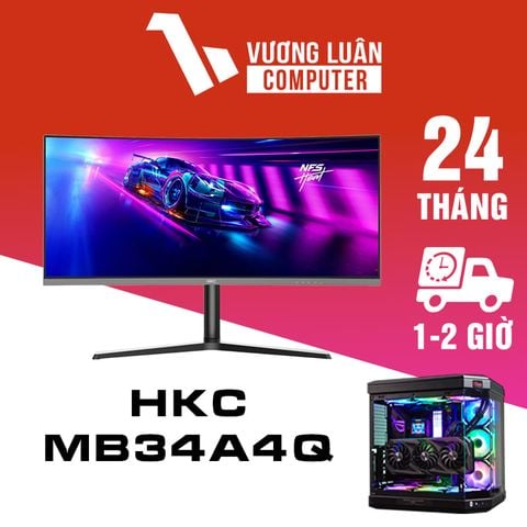 Màn hình cong gaming HKC MB34A4Q (34inch - VA - 144Hz - 1ms - 2xHDMI)