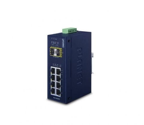 Switch công nghiệp Planet IGS-1020TF - 8 Port Gigabit +2 SFP