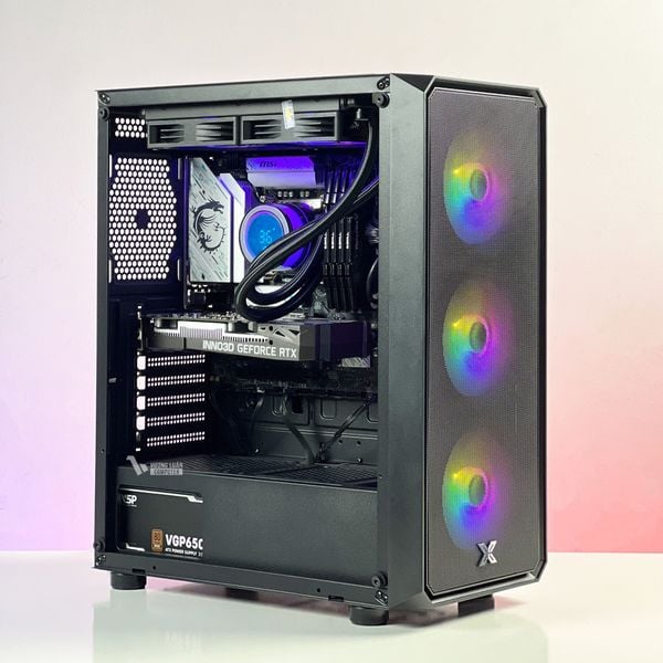 PCĐH08 ( I5 14600KF | RAM 64GB | RTX 3050 6GB | SSD 500GB | MAIN B760M WIFI + BLUETOOTH)