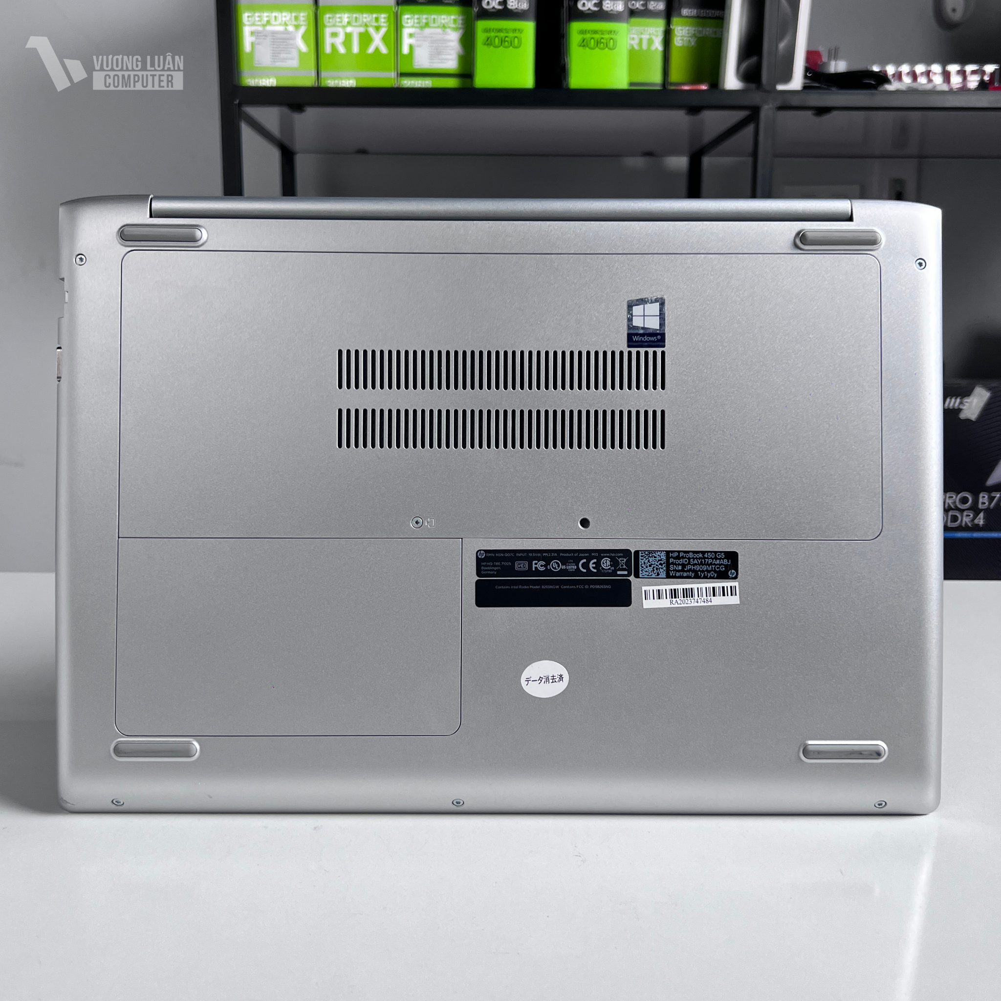 Laptop HP ProBook 450 G5 | CPU i3-7020U | RAM 8GB | VGA Intel UHD