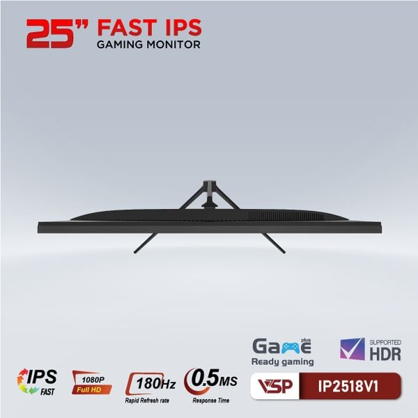 Màn VSP IP2518V1 25 inch - FHD - Fast IPS - 180Hz - 0.5ms - HDMI + DP