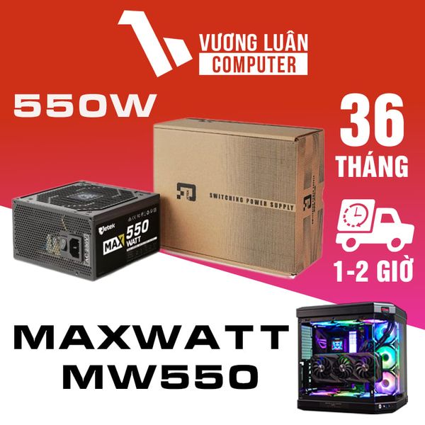 Nguồn máy tính Jetek MaxWatt MW550 550W