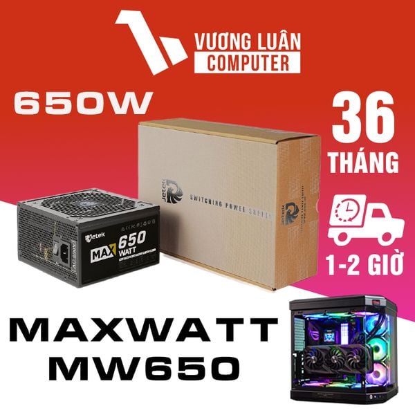 Nguồn máy tính Jetek MaxWatt MW650 650W